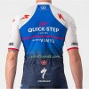 Cykeltøj + Cykelshorts 2022 Quick-Step Alpha Vinyl Blå Hvid